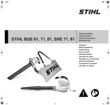 STIHL BGE 61, 71, 81, SHE 71, 81 Instrukcja obsługi