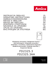 Amica FD2325.3AA Kühl-gefrierkombination Instrukcja obsługi