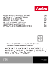 Amica WCF1K15B7.1 Instrukcja obsługi