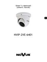 Novus NVIP-2VE-6401 (NVIP-2DN3033V/IR-1P-II) Instrukcja obsługi