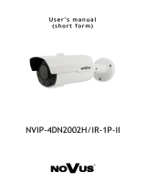 Novus NVIP-4DN2002H/IR-1P-II Instrukcja obsługi