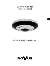 Novus NVIP-6DN3618V/940IR-1P Instrukcja obsługi