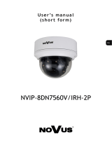 Novus NVIP-8DN7560V/IRH-2P Instrukcja obsługi