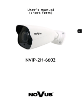 Novus NVIP-2H-6602 Instrukcja obsługi