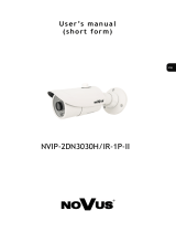Novus NVIP-2H-6401 (NVIP-2DN3030H/IR-1P-II) Instrukcja obsługi