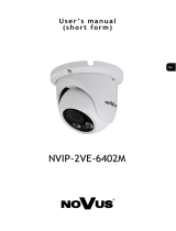 Novus NVIP-2VE-6402M (NVIP-2DN3034AV/IR-1P) Instrukcja obsługi
