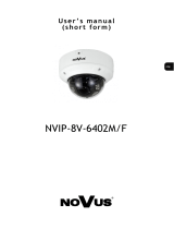 Novus NVIP-8V-6402M/F (NVIP-8DN3512V/IR-1P) Instrukcja obsługi