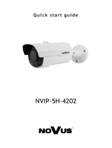 Novus NVIP-5H-4202M Instrukcja obsługi