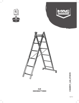 Mac Allister Échelle d'escalier multiposition 2 x 11 marches - 3,3 m Instrukcja obsługi