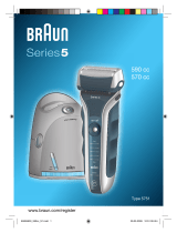 Braun 590cc, 570cc, Series 5 Instrukcja obsługi
