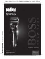 Braun 590cc-4, Series 5, limited edition, Hugo Boss Instrukcja obsługi