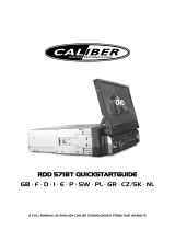 Caliber RDD571BT Skrócona instrukcja obsługi