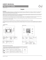 OJ Electronics OCD3 Instrukcja obsługi