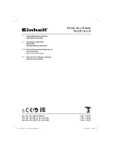 EINHELL PXC TE-CD 18 Li E-Solo (4513870) Instrukcja obsługi