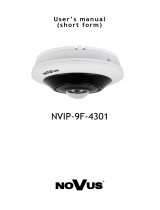 Novus NVIP-9F-4301 Instrukcja obsługi