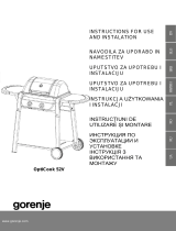 Gorenje OPTICOOK 52V Instrukcja obsługi