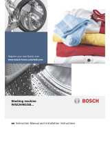 Bosch WAE24461GB Instruction Manual And Installation Instructions