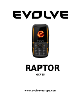 Evolve raptor gx785 Instrukcja obsługi