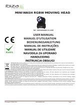 Ibiza Light & Sound LMH350RGBW-MINI Instrukcja obsługi