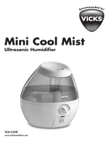 Vicks Ultrasonic Humidifier Instrukcja obsługi