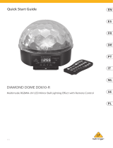 Behringer DIAMOND DOME DD610-R Skrócona instrukcja obsługi