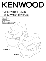 Kenwood KVL6320S CHEF XL ELITE Instrukcja obsługi