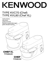 Kenwood KVL8320S CHEF XL TITANIUM Instrukcja obsługi