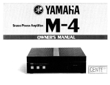 Yamaha M-4 Instrukcja obsługi