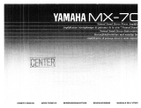 Yamaha MX-70 Instrukcja obsługi