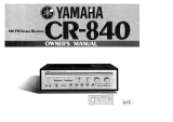 Yamaha CR-840 Instrukcja obsługi