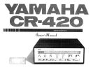 Yamaha CR-420 Instrukcja obsługi