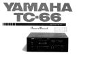 Yamaha TC-66 Instrukcja obsługi