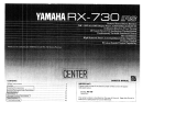 Yamaha RX-730 Instrukcja obsługi