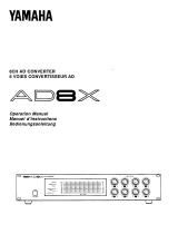 Yamaha AD8X Instrukcja obsługi