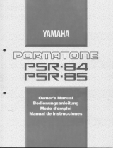 Yamaha PSR-84 Instrukcja obsługi