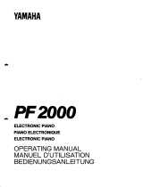 Yamaha PF2000 Instrukcja obsługi