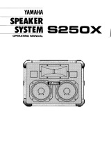 Yamaha S250X Instrukcja obsługi