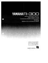 Yamaha RX-300 Instrukcja obsługi