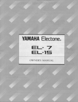 Yamaha EL-15 Instrukcja obsługi