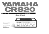 Yamaha CR-820 Instrukcja obsługi