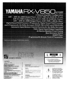 Yamaha RX-V850 Instrukcja obsługi