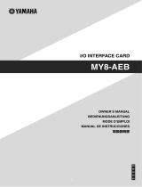 Yamaha MY8-AEB Instrukcja obsługi