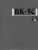 Yamaha BK-5C Instrukcja obsługi
