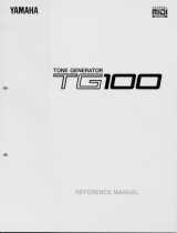 Yamaha TG100 Instrukcja obsługi