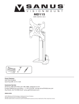 Sanus Systems MD115 Instrukcja obsługi