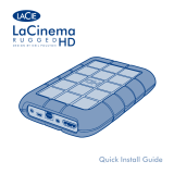 LaCie LaCinema Rugged HD Support Instrukcja obsługi