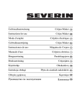 SEVERIN CM 2198 - CREPIERE Instrukcja obsługi