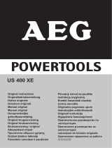 AEG US 400 XE Instrukcja obsługi