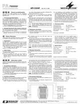 Monacor ATT-325ST Instrukcja obsługi