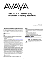 Avaya 1151C1/1151C2 Instrukcja obsługi